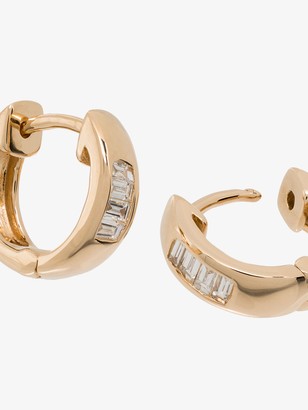 Dana Rebecca Designs 14K yellow gold Sadie diamond huggie hoop earrings