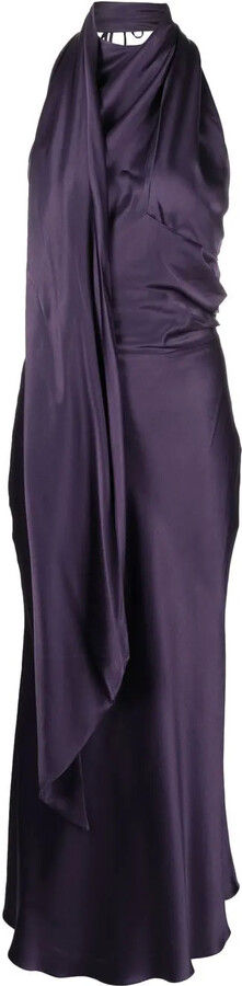 MATÉRIEL Halterneck Midi Dress