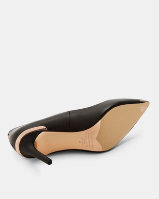Ted Baker Pointed toe leather court shoes