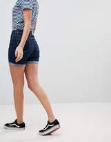 Thumbnail for your product : Noisy May Tall roll hem denim short in blue