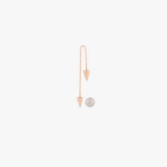 Asherali Knopfer 18Kt Rose Gold Mix And Match 2 Spike Earrings