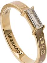 Thumbnail for your product : Foundrae If Not Now Then When diamond baguette band