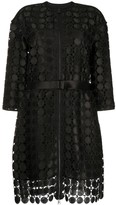 Thumbnail for your product : Karl Lagerfeld Paris Embroidered Circle Lace Coat