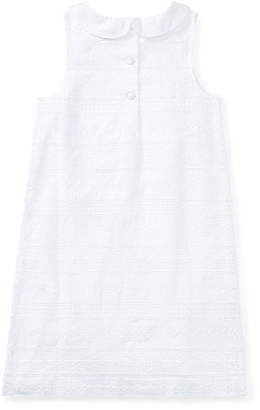Ralph Lauren Eyelet Cotton Sleeveless Dress