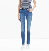 Thumbnail for your product : Madewell 8" Skinny Jeans in Sunnyside Wash: Knee-Rip Edition