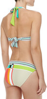 Thumbnail for your product : Trina Turk Mixed-Print Halter Bikini Top