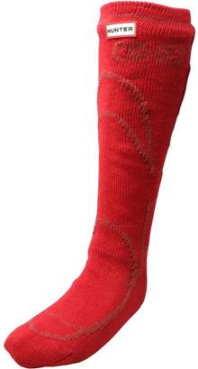 Hunter Boots Socks Military Red