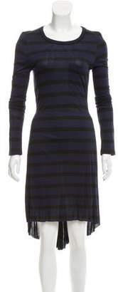 A.L.C. Striped Cutout Dress