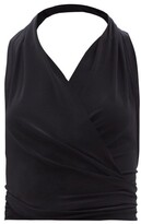 Thumbnail for your product : Norma Kamali Jersey Wrap Halterneck Top - Black