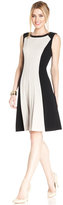 Thumbnail for your product : Connected Sleeveless Seamed Colorblock Dress