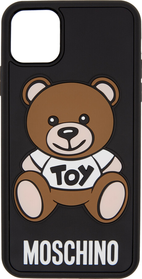 Moschino Black Toy Bear Iphone 11 Pro Max Case Shopstyle Tech Accessories