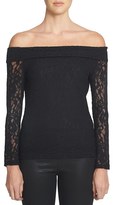 Thumbnail for your product : 1 STATE Women's Off The Shoulder Lace Top