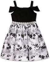 Thumbnail for your product : Sweet Heart Rose Toddler Girls Cold Shoulder Floral-Print Dress