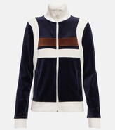 Thumbnail for your product : Tory Sport Velvet striped track jacket