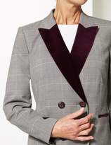 Thumbnail for your product : Marks and Spencer Contrast Checked Blazer