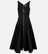 Thumbnail for your product : Alexander McQueen Technical zip-through midi dress