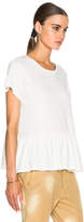 Thumbnail for your product : The Great Ruffle Tee in Washed White | FWRD