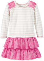 Thumbnail for your product : Bonnie Jean Girls' Striped Ruffle Dress