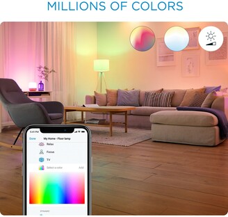WIZ 8W RGB ES LED Smart Multicolour Dimmable Bulb with Wi-Fi, Set of 2