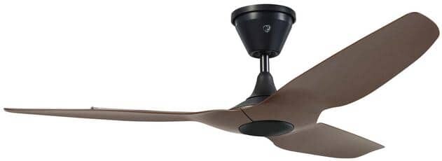 Big Ass Fans Haiku Coastal 52 in. Smart Outdoor Coastal Cocoa/Black Universal Mount with 5 in. Ext Tube Ceiling Fan with Remote App