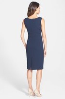 Thumbnail for your product : Santorelli Textured Crepe Sheath Dress