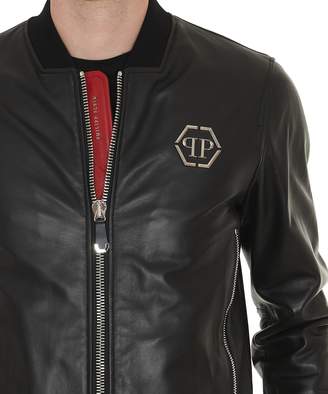 Philipp Plein Serge Leather Jacket