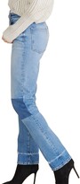 Thumbnail for your product : Veronica Beard Jeans Ryleigh High-Rise Patched Straight-Leg Jeans