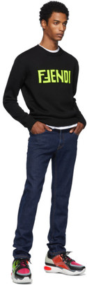 Fendi Black F Sweater