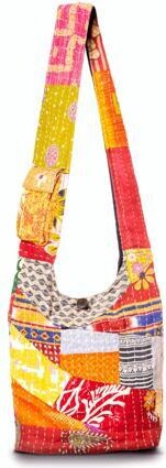 Jupiter Gear Home Kantha Patchwork Hobo Bag