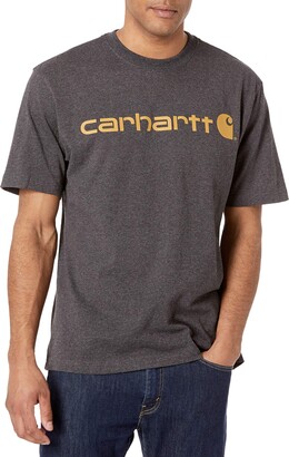 Carhartt Men's Big & Tall Signature Logo Short Sleeve T-Shirt