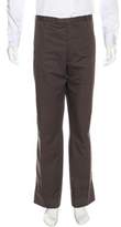 Thumbnail for your product : Lanvin Grosgrain-Trimmed Chino Pants