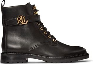 Lauren Ralph Lauren Eldridge Burnished Leather Boot Woman
