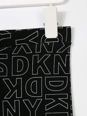 DKNY logo leggings
