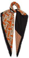 Thumbnail for your product : Burberry Tb-print Cashmere Scarf - Womens - Orange Print