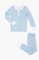 Thumbnail for your product : Roller Rabbit Blue Kids Hearts Pajamas