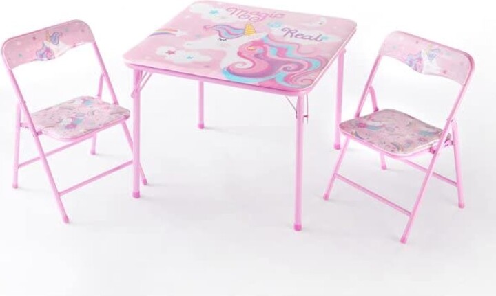 Heritage Kids Unicorn 3 Piece Table and Chair Set