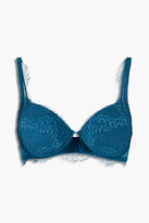 Thumbnail for your product : Simone Perele Scalloped stretch-jersey and lace underwired bra