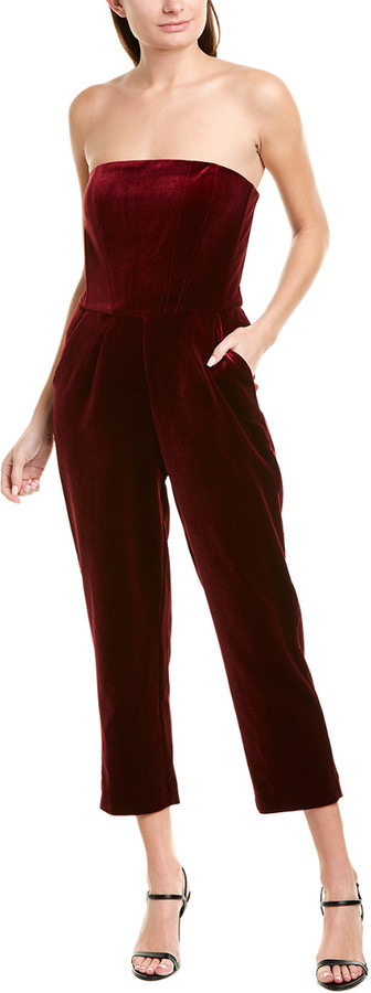 velvet faretta jumpsuit