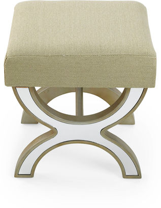 AA Importing Hannah Stool with Linen Seat
