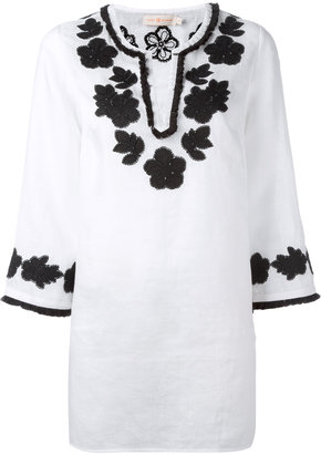 Tory Burch floral embroidery blouse