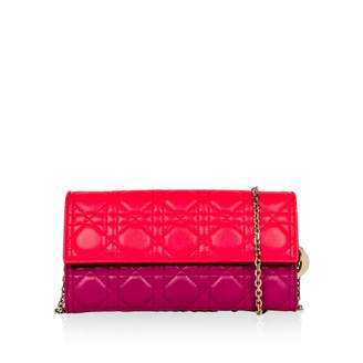 Christian Dior Lady Multicolour Leather Clutch bags