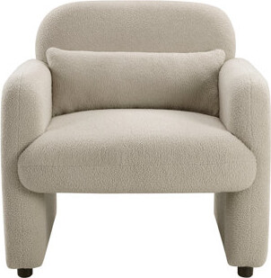 Corrigan Studio Modern Boucle Fabric Accent Chair
