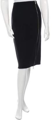 Michael Kors Wool Knee-Length Skirt w/ Tags Black Wool Knee-Length Skirt w/ Tags