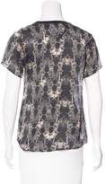 Thumbnail for your product : Theyskens' Theory Silk Short Sleeve Top