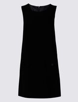 Thumbnail for your product : Marks and Spencer PETITE Button Pinafore Shift Dress