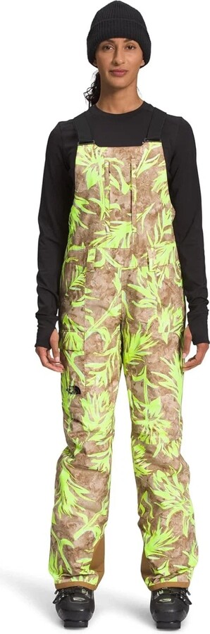 The North Face Men's Freedom Bib Brown Prairie Paintbrush Straight Leg KFC499