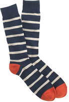 Thumbnail for your product : J.Crew Naval-stripe socks