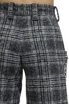 Thumbnail for your product : Coach Checked Wool Blend Shorts W /chain