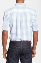 Thumbnail for your product : Cutter & Buck 'Crown Point' Short Sleeve Plaid Sport Shirt (Big & Tall)