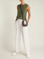 Thumbnail for your product : Nili Lotan Muscle Sleeveless Cotton-jersey Tank Top - Womens - Khaki